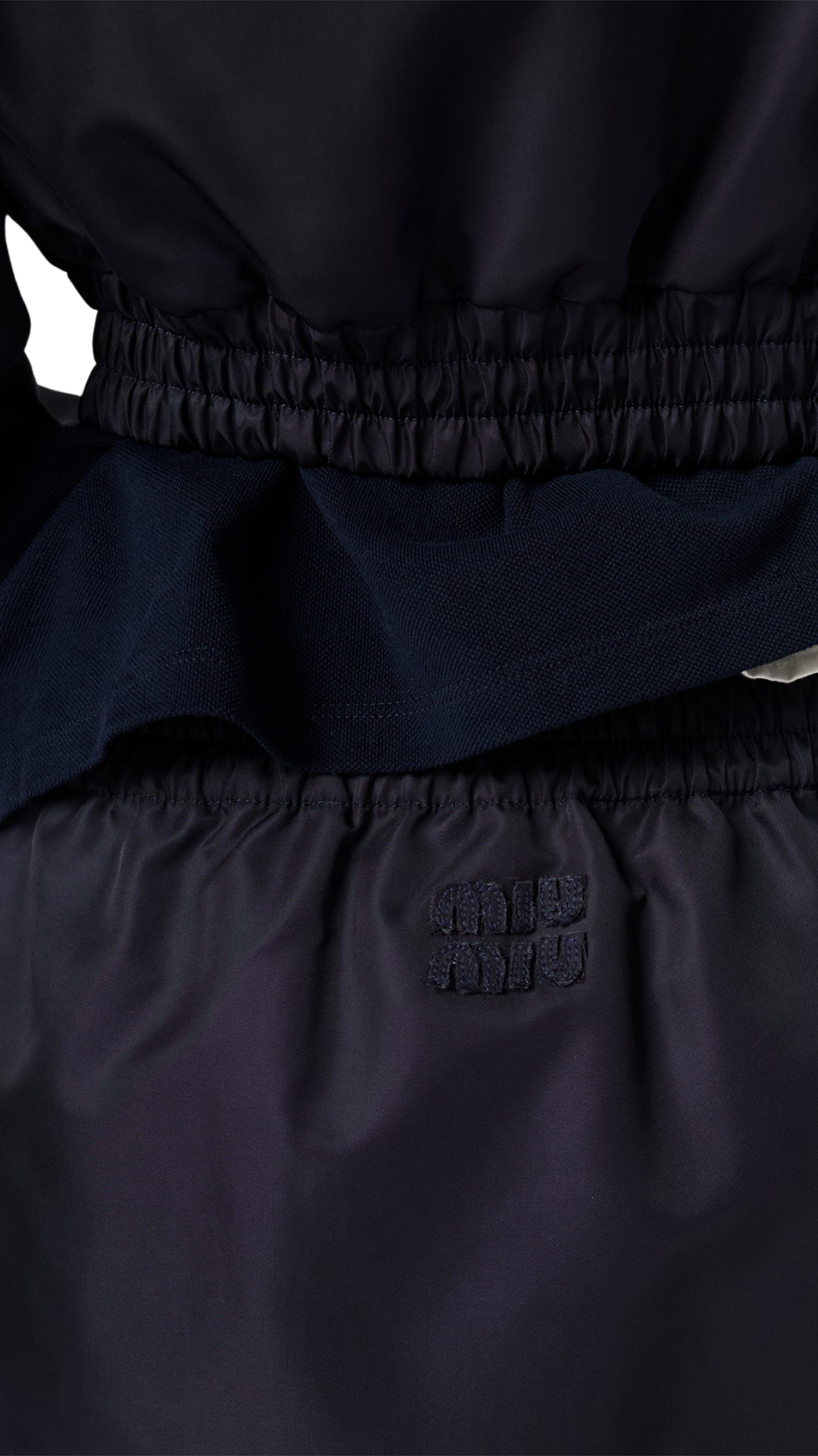 Technical Gazar Miniskirt in Navy