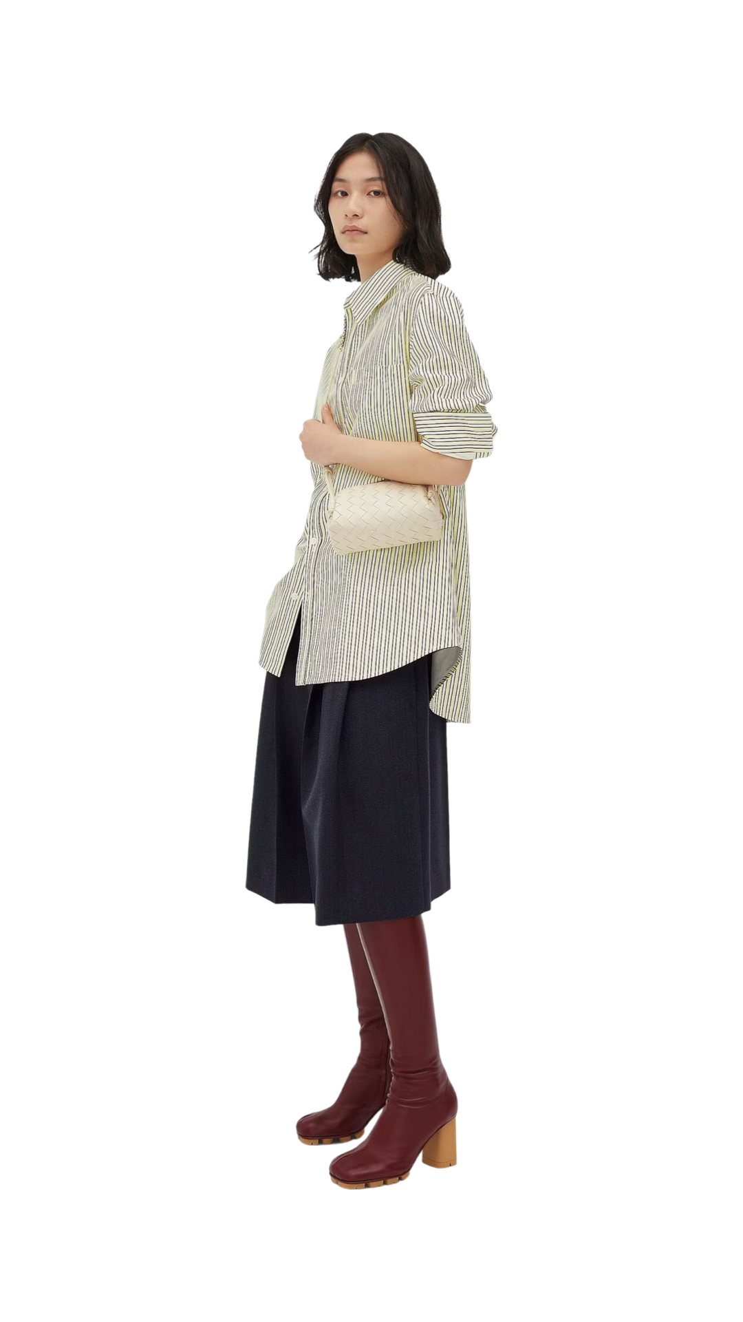 Intrecciato Concert Pouch in Sea Salt