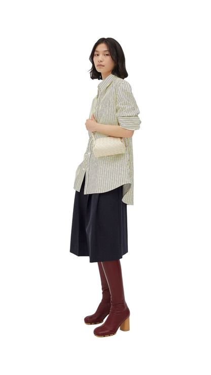 Intrecciato Concert Pouch in Sea Salt