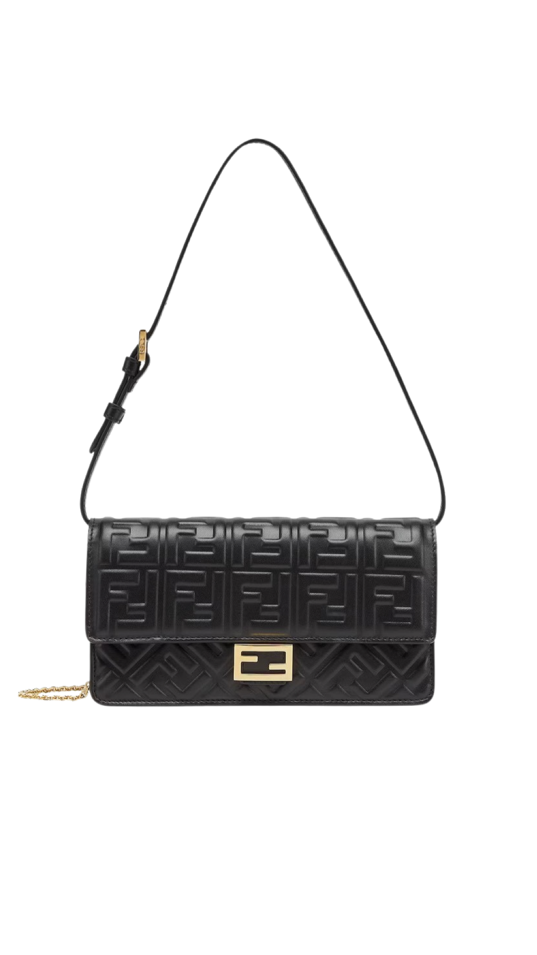 Wallet on Chain Baguette in Black