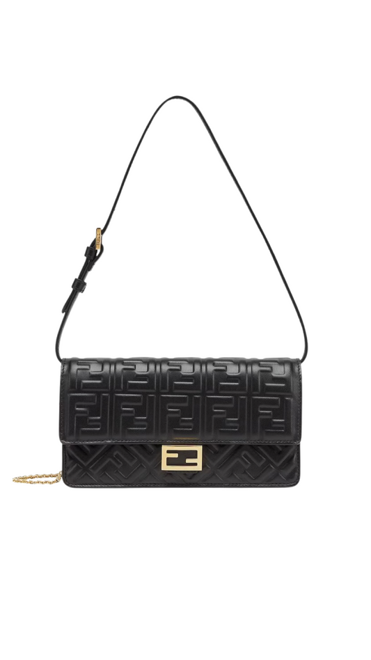 Wallet on Chain Baguette in Black