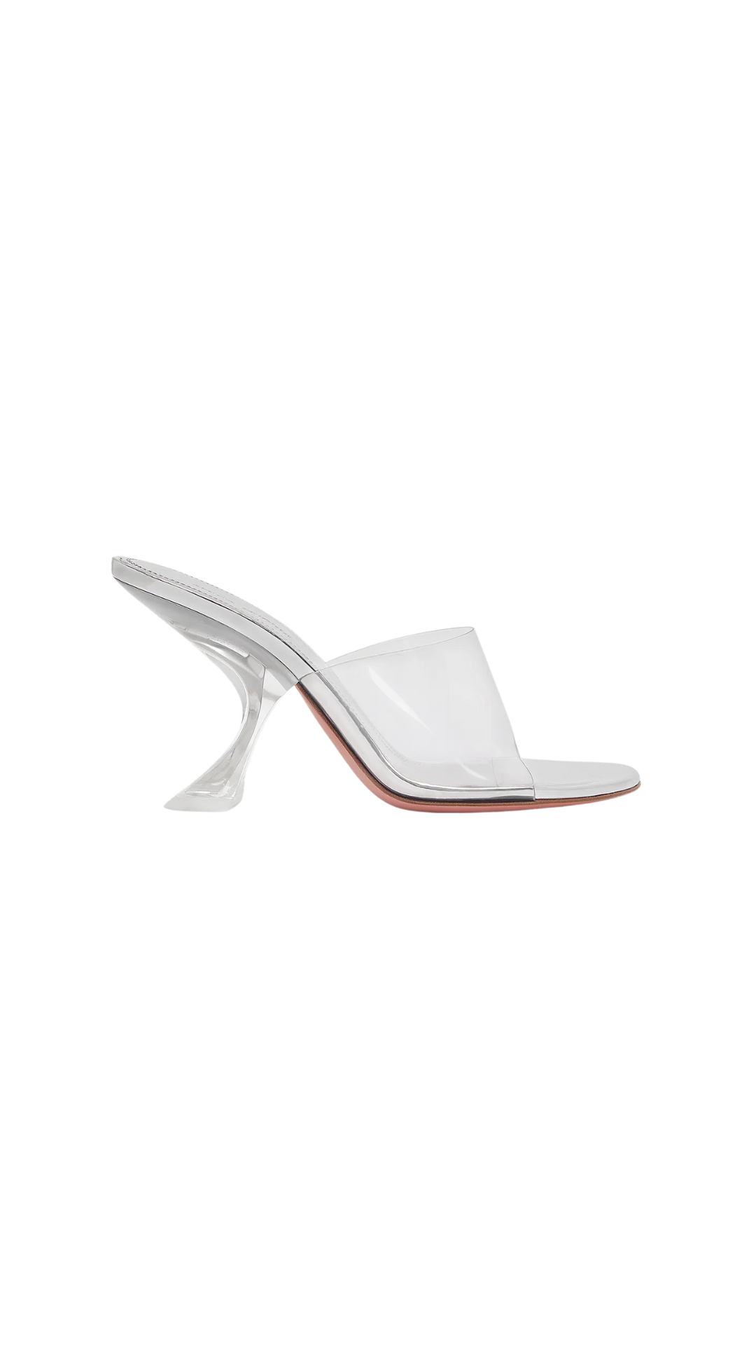 Taylor Glass Slipper 90 Transparent Pvc