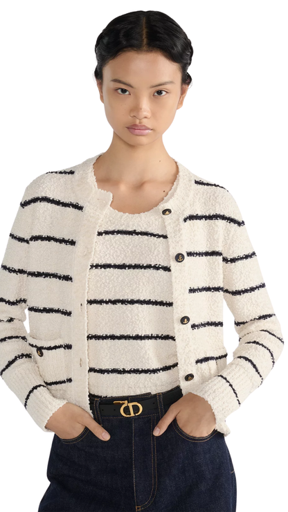 30 Montaigne Reversible Belt in Black Grained Calfskin and Cognac Brown Smooth Calfskin