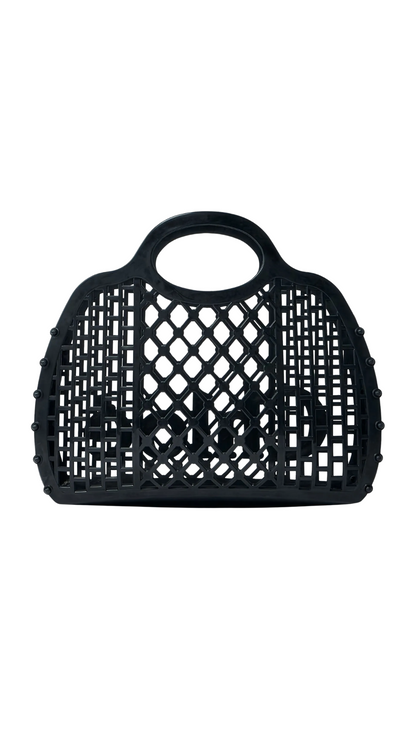 Chloé Cage Tote Bag in Jelly Black