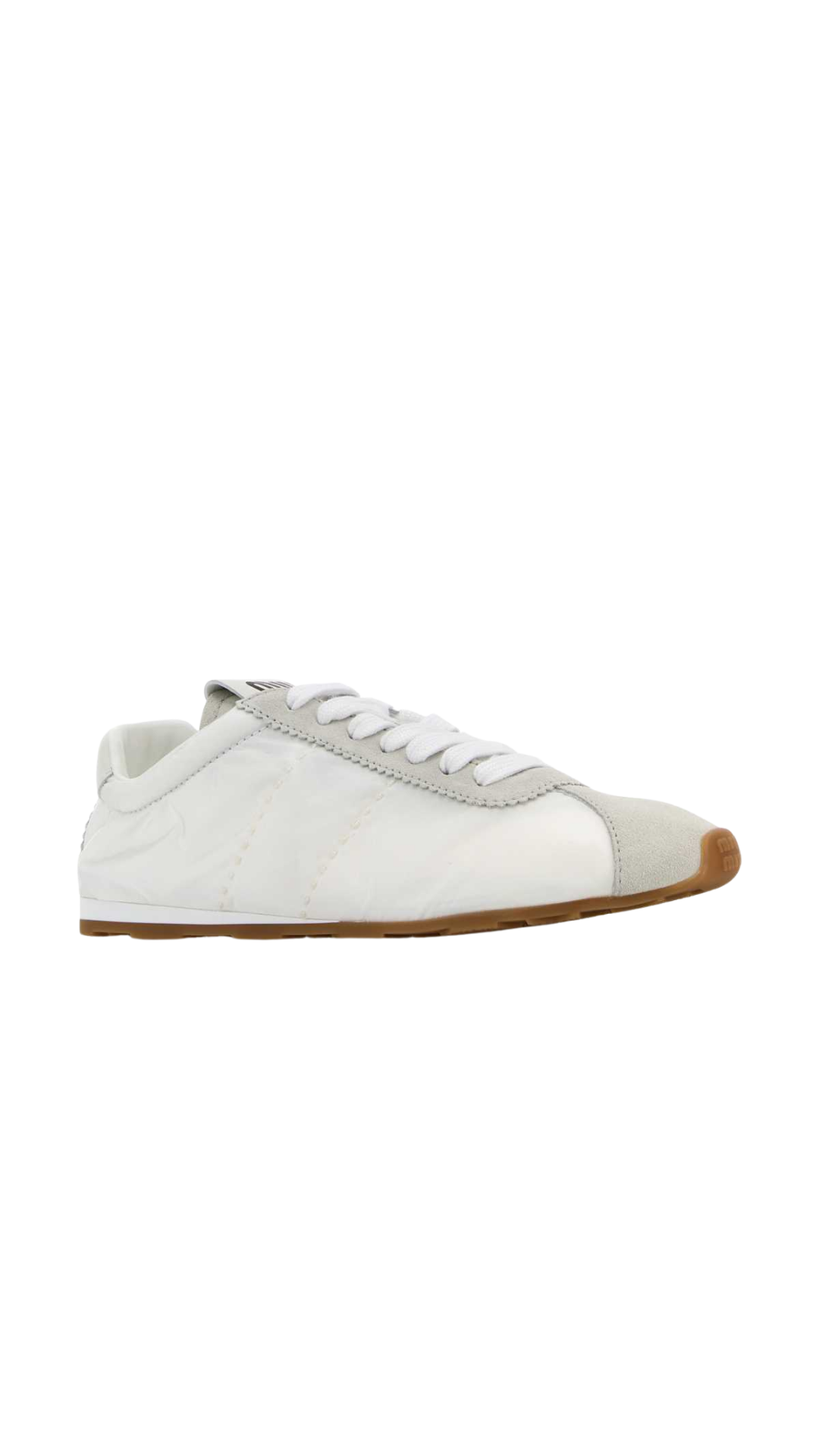 Plume Suede Sneakers in White