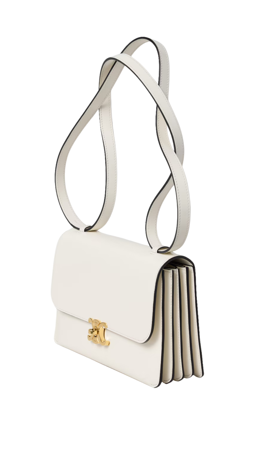 Le 17 in Creamy White / Black Calfskin