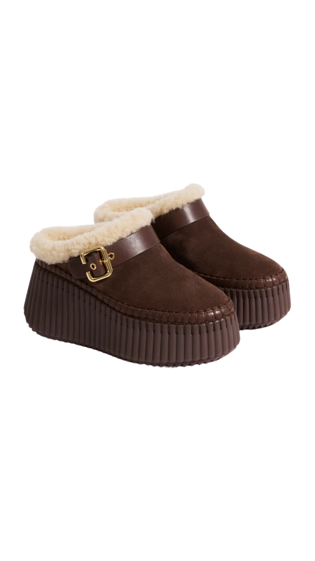 Nama Wedge Mule in Sharp Brown