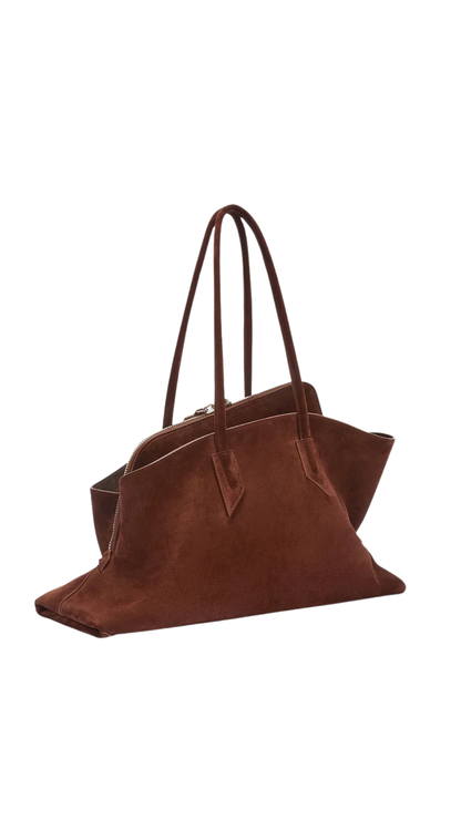 La Passeggiata Medium Light Chocolate Top Handle