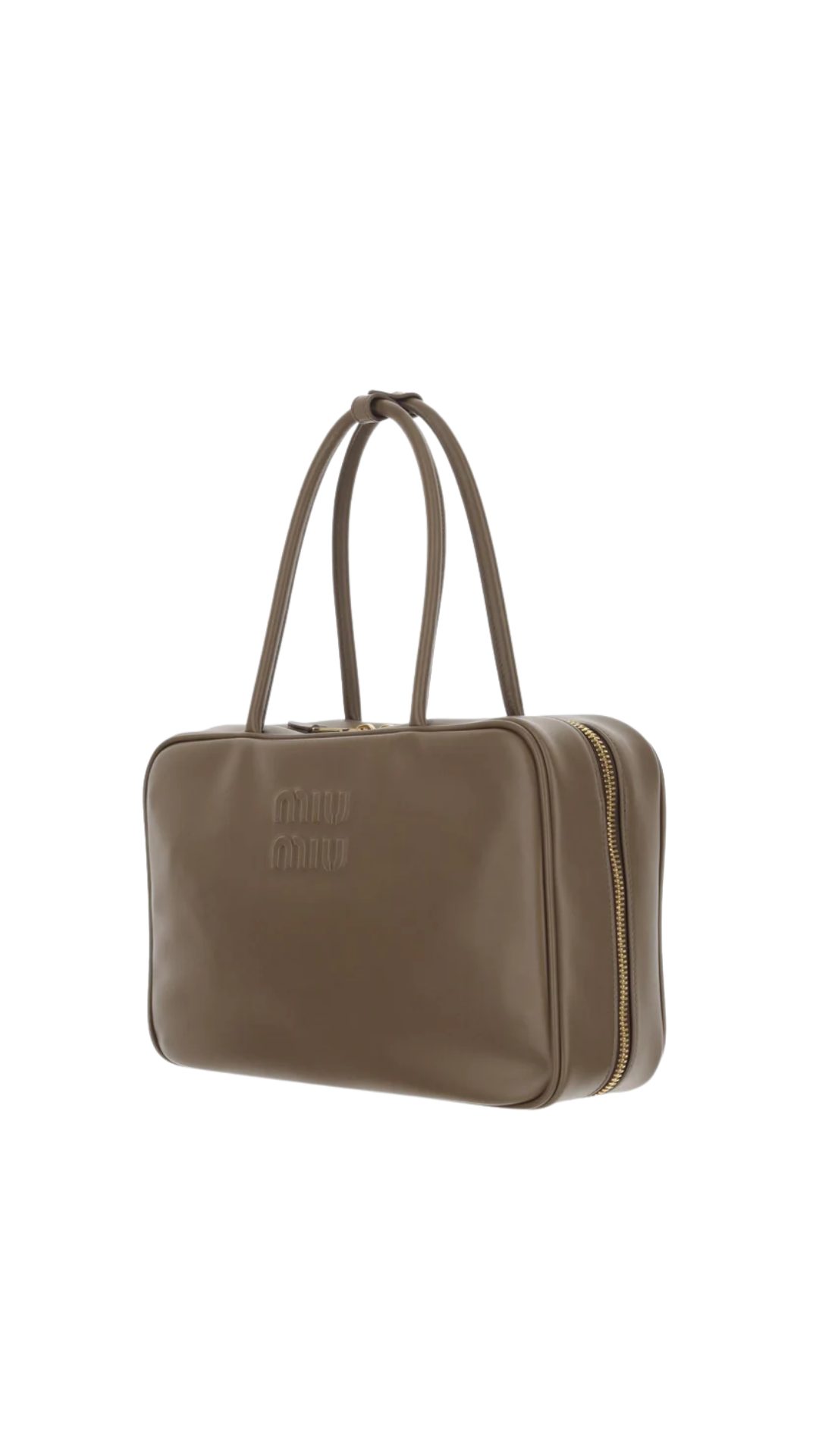 Beau Leather Bag in Tundra