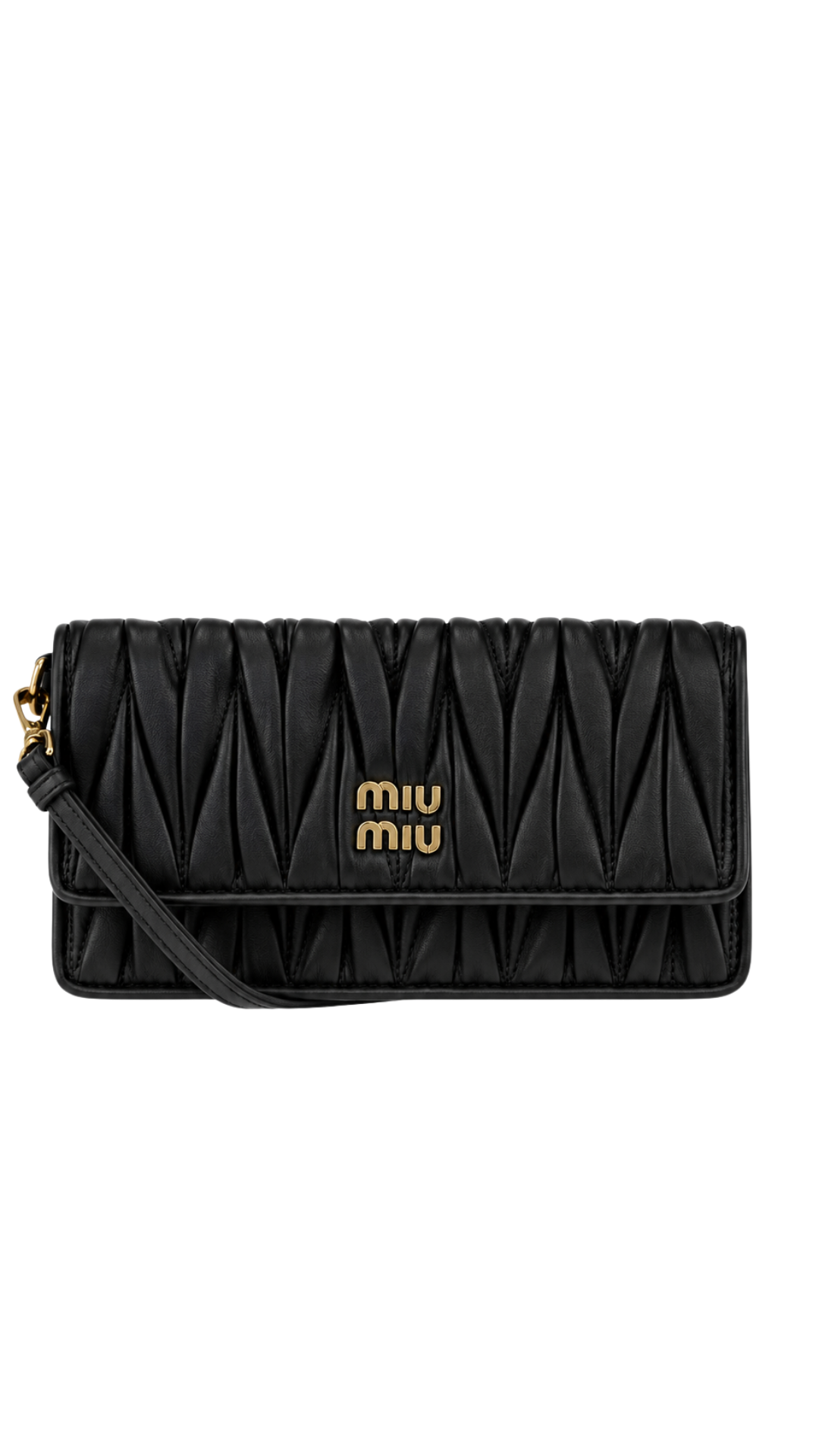 Matelassé Nappa Leather in Black