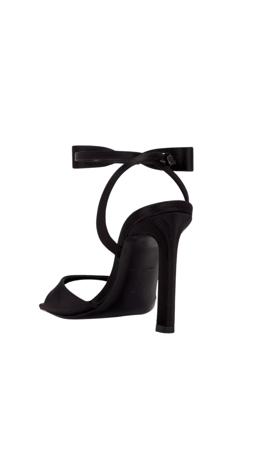 Nakecd Bow Sandal in Black