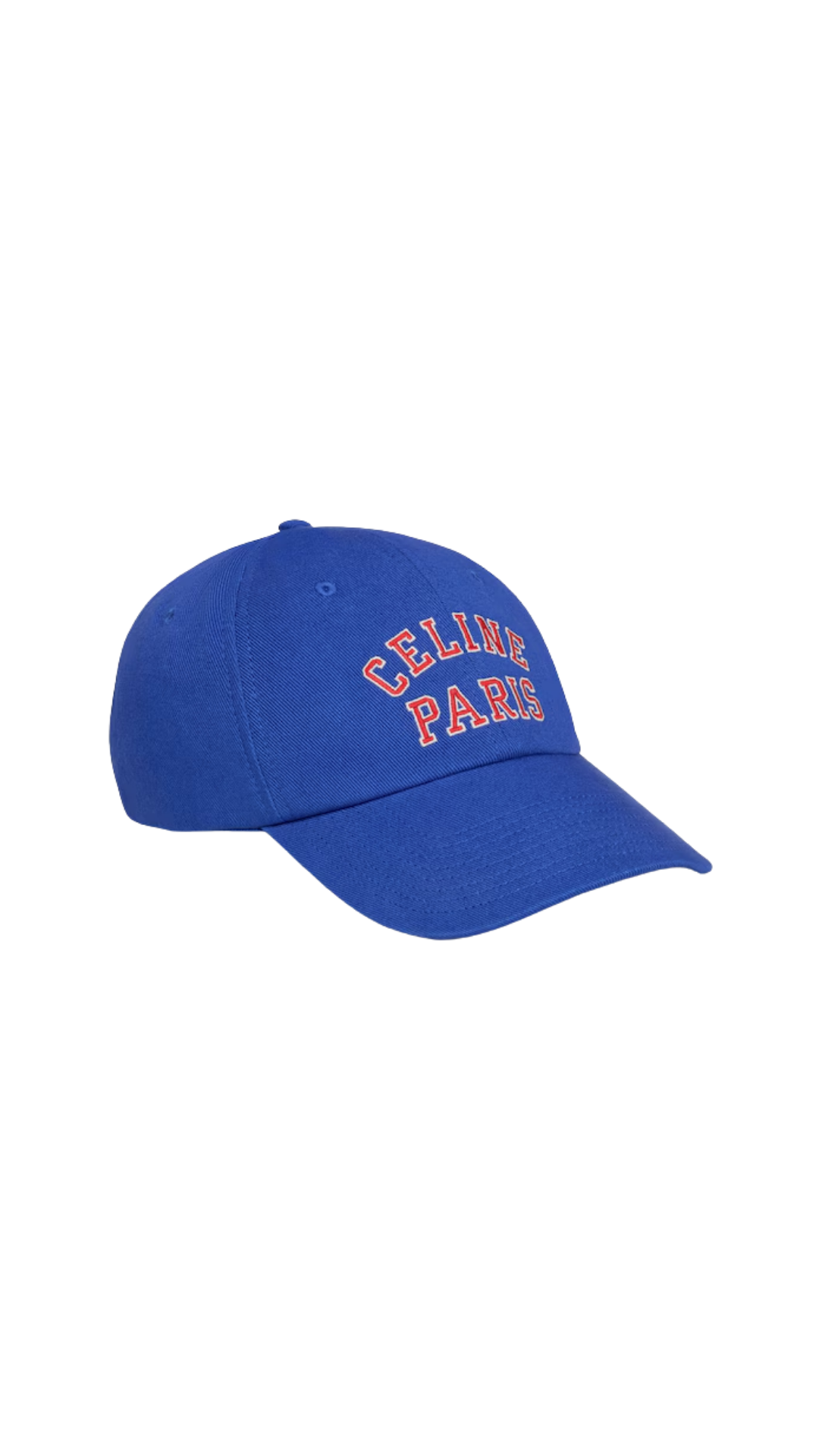 Richelieu Cap in Blue/Red Cotton Twill