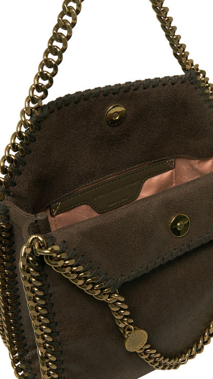 Falabella Mini Tote Bag in Mahogony