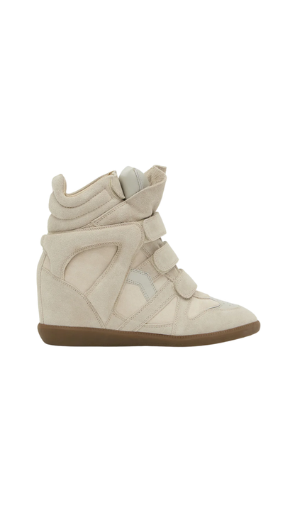 Bekett Sneakers in Ecru Bekett Leather Wedge Sneakers (Copia)