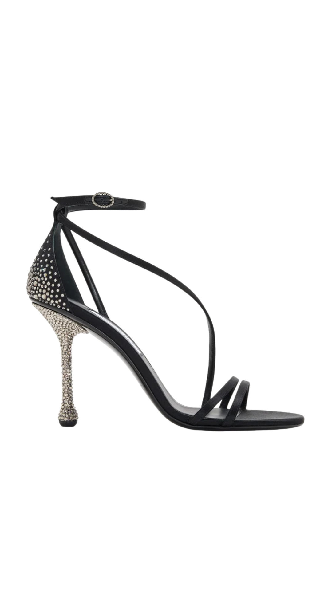 Zelia 95 Sandals in Black