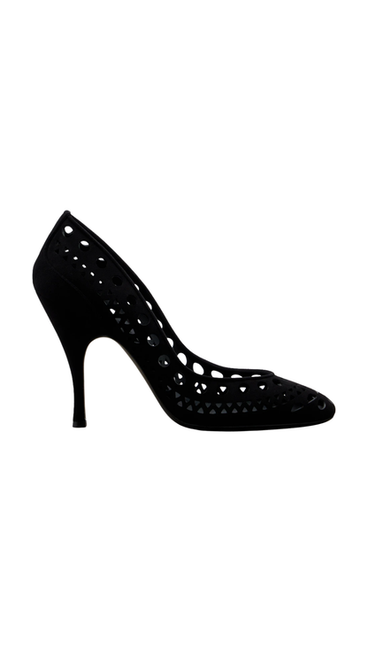 Vienne Suede Pumps in Black