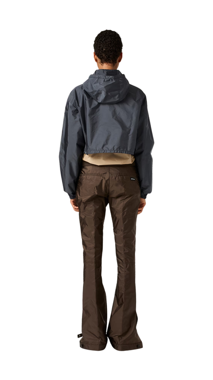 Technical Fabric Windbreaker in Hematite