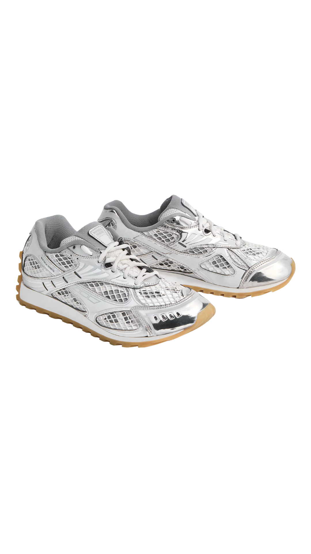 Orbit Sneaker in Silver / White / Optic White Rubber