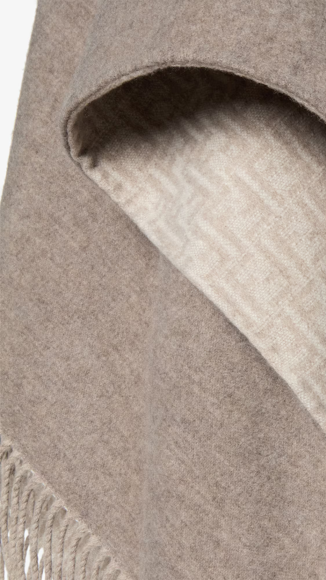 Poncho Dove gray FF Zucca Wool and Cashmere Poncho