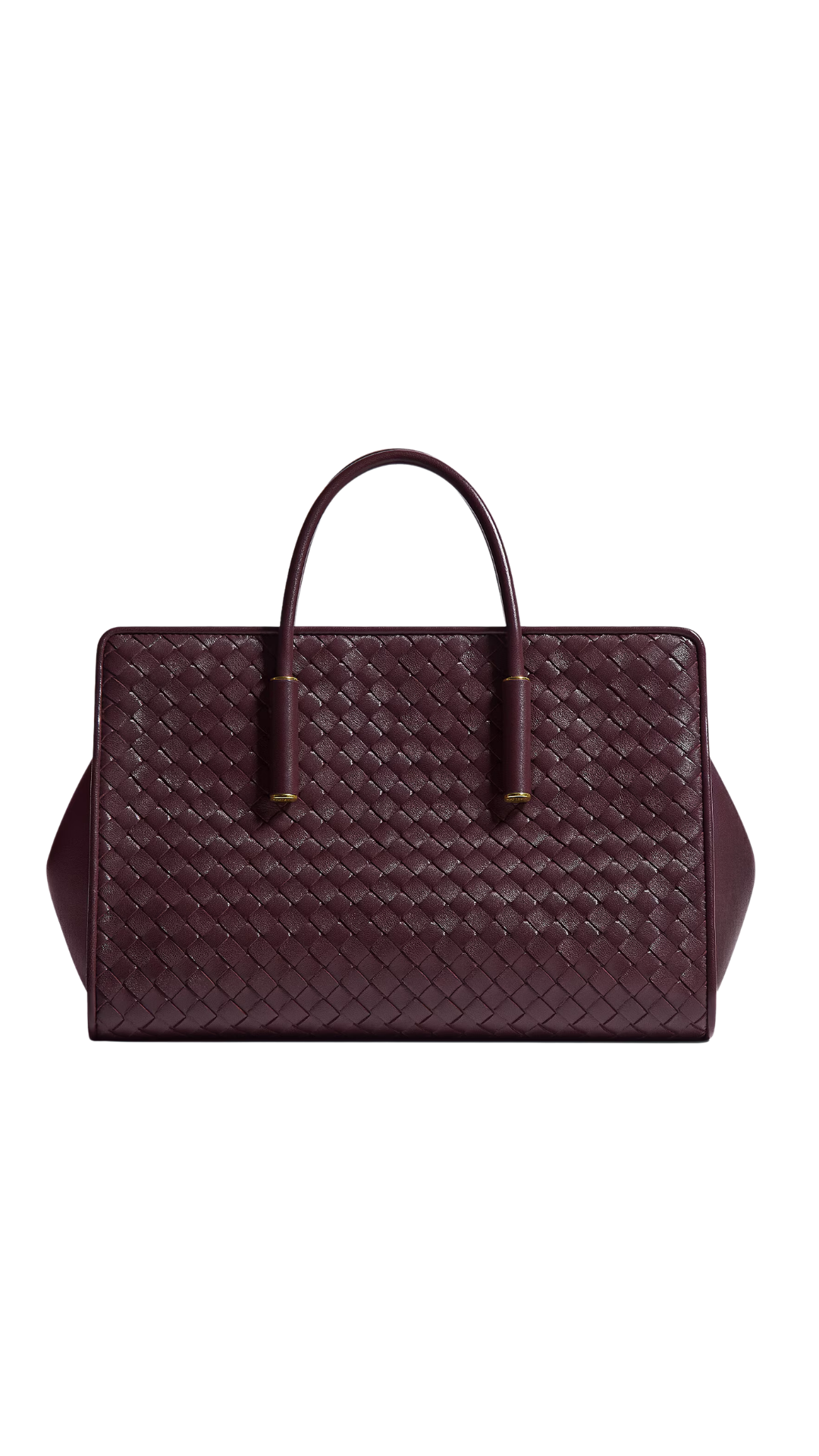 Small Barbara Tote in Deep Mahogany