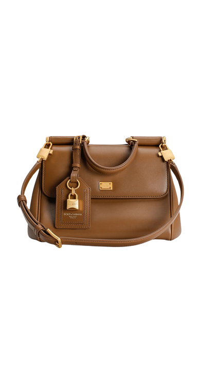 Small My Sicily Handbag in Brown