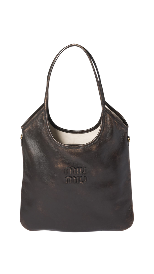 IVY Leather Bag in Coffe