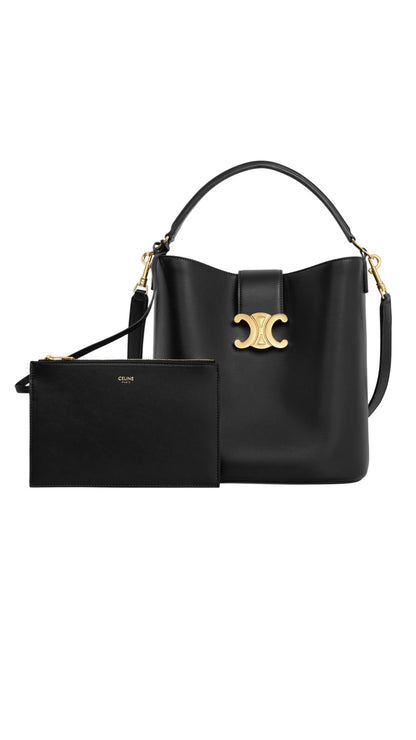 Medium Louise Bag in Black