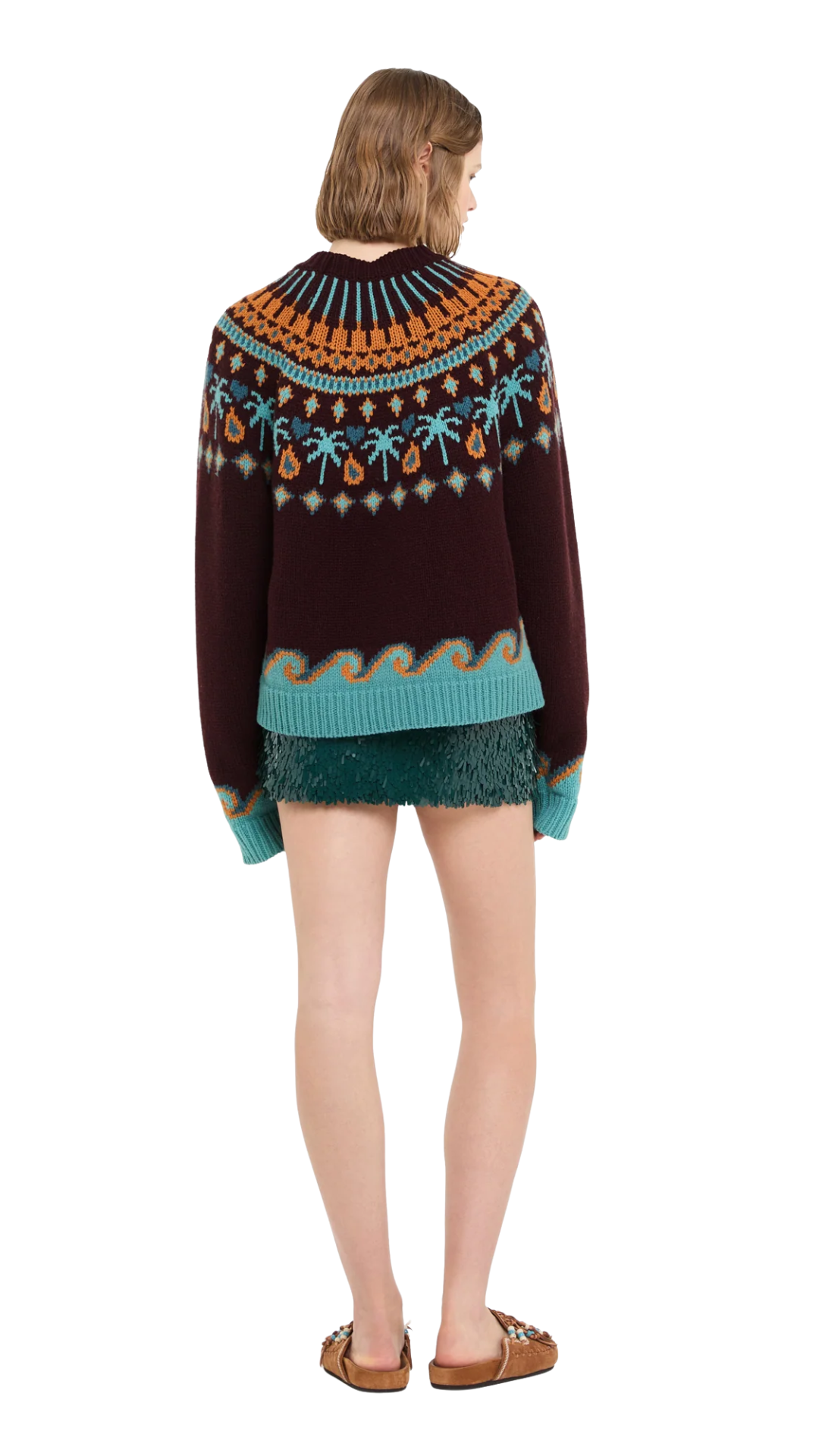 Sweet Winter Sweater in Vermouth/Multicolor