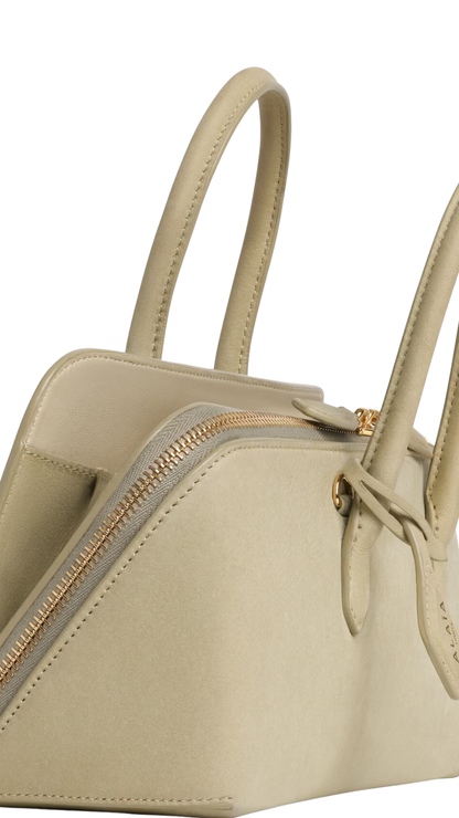 Delta Small Bag in Almond Green Nubuck