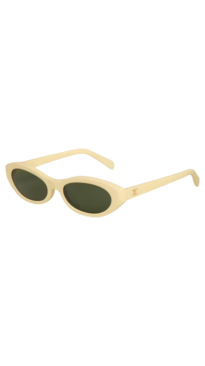 Triomphe Mini 02 Sunglasses in Yellow Acetate