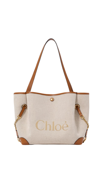 Clover Double Carry Bag in Clay Brown Canvas