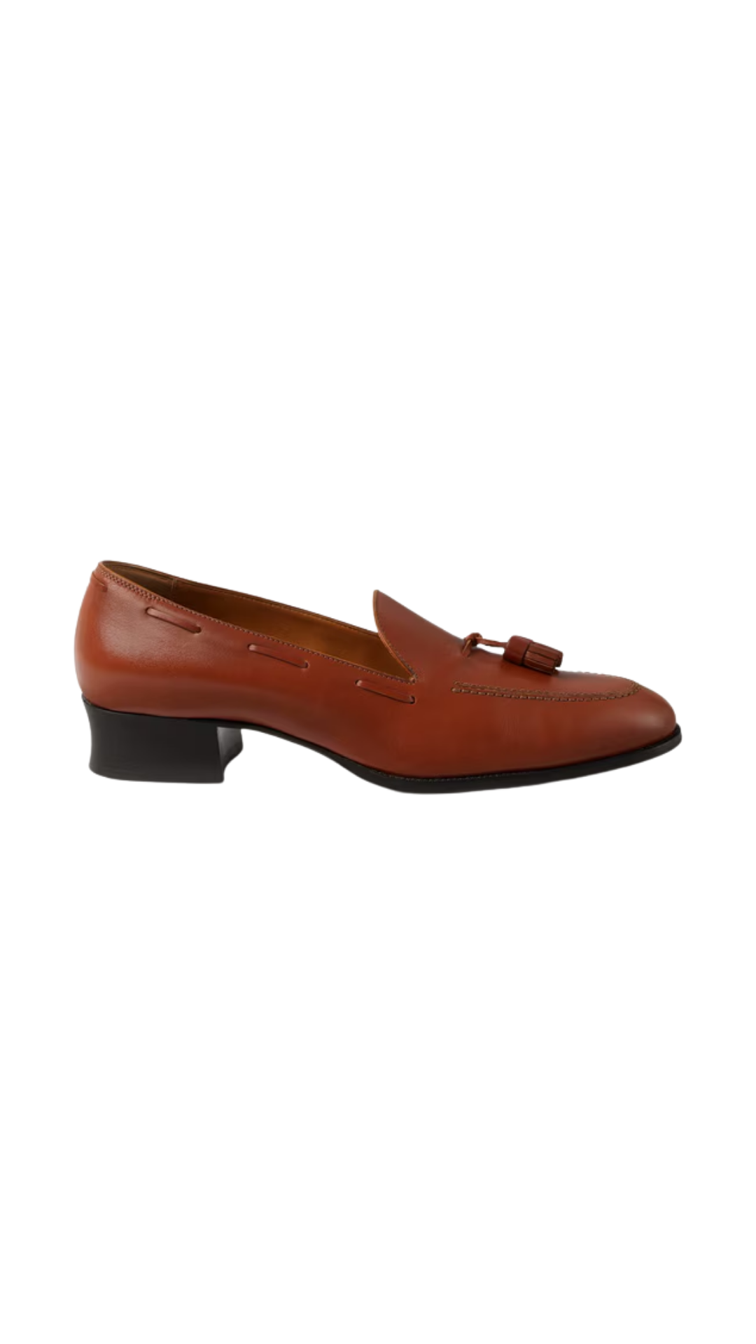 Serge Tassel Loafer in Glazed Honey