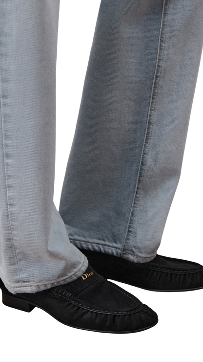 Dior Tailor Loafer in Black Suede Calfskin