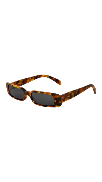 Rectangular S343 Sunglasses in Havana Acetate