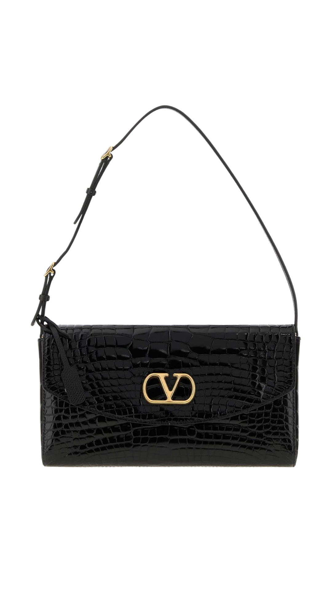 Deva Small Shoulder Bag in Black