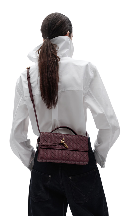 Andiamo Clutch 25 in Deep Mahogany