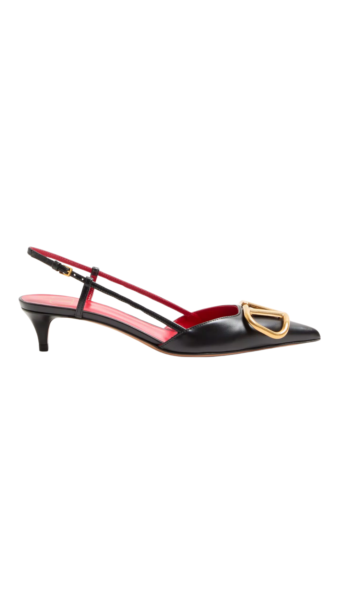 VLogo Signature Calfskin Slingback Pump 40Mm in Black