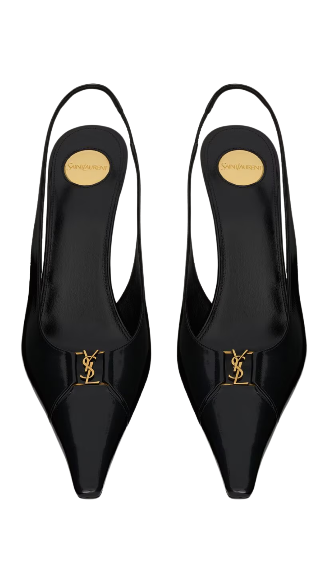 Babylone Breteuil Slingback Pumps in Black