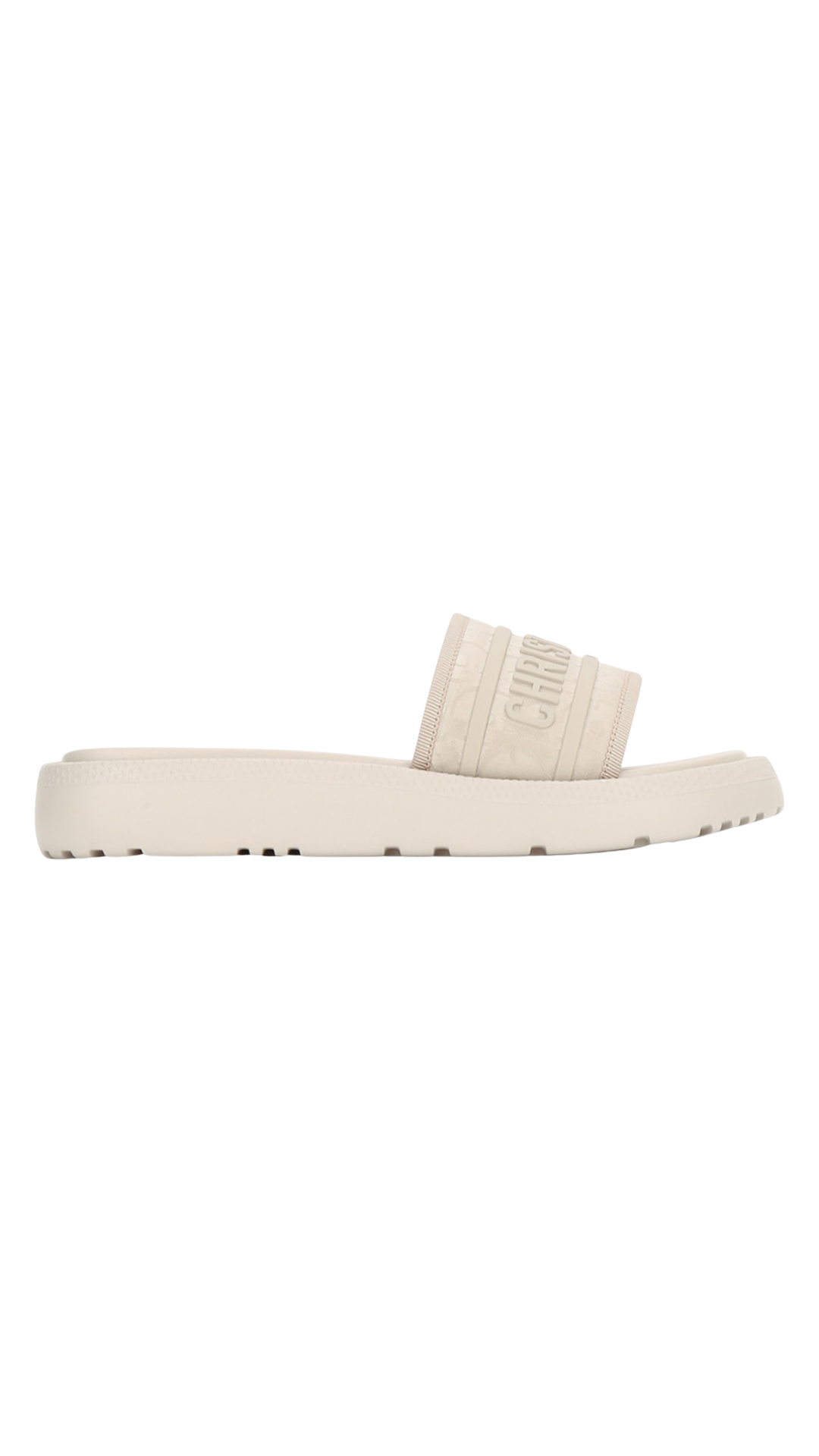 Dioriviera Dway Slide in White/Beige