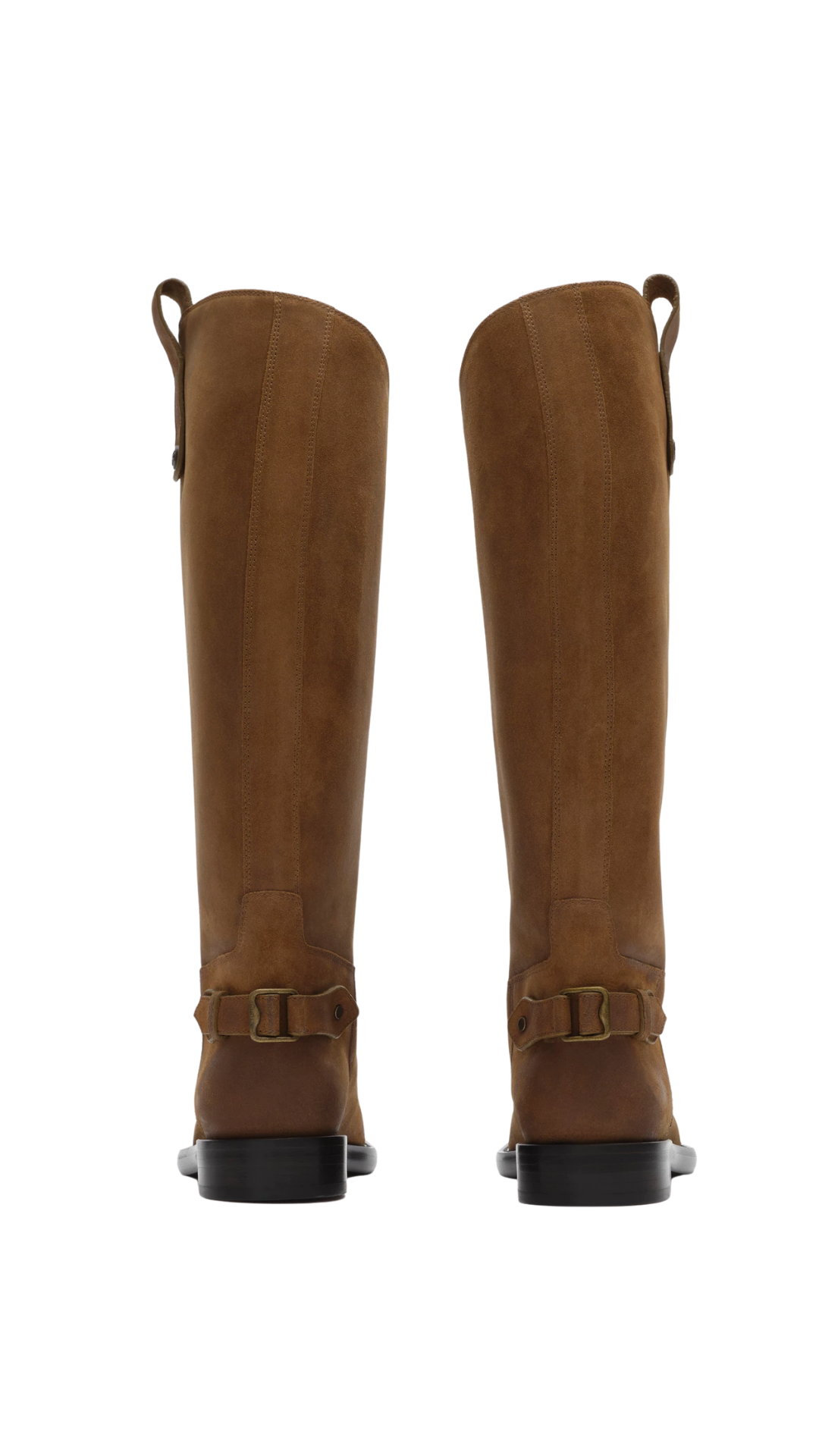 Suede Cavalier Boots in Boat Brown