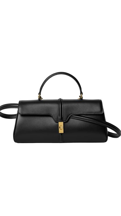 Le 16 Side-To-Side in Black Calfskin