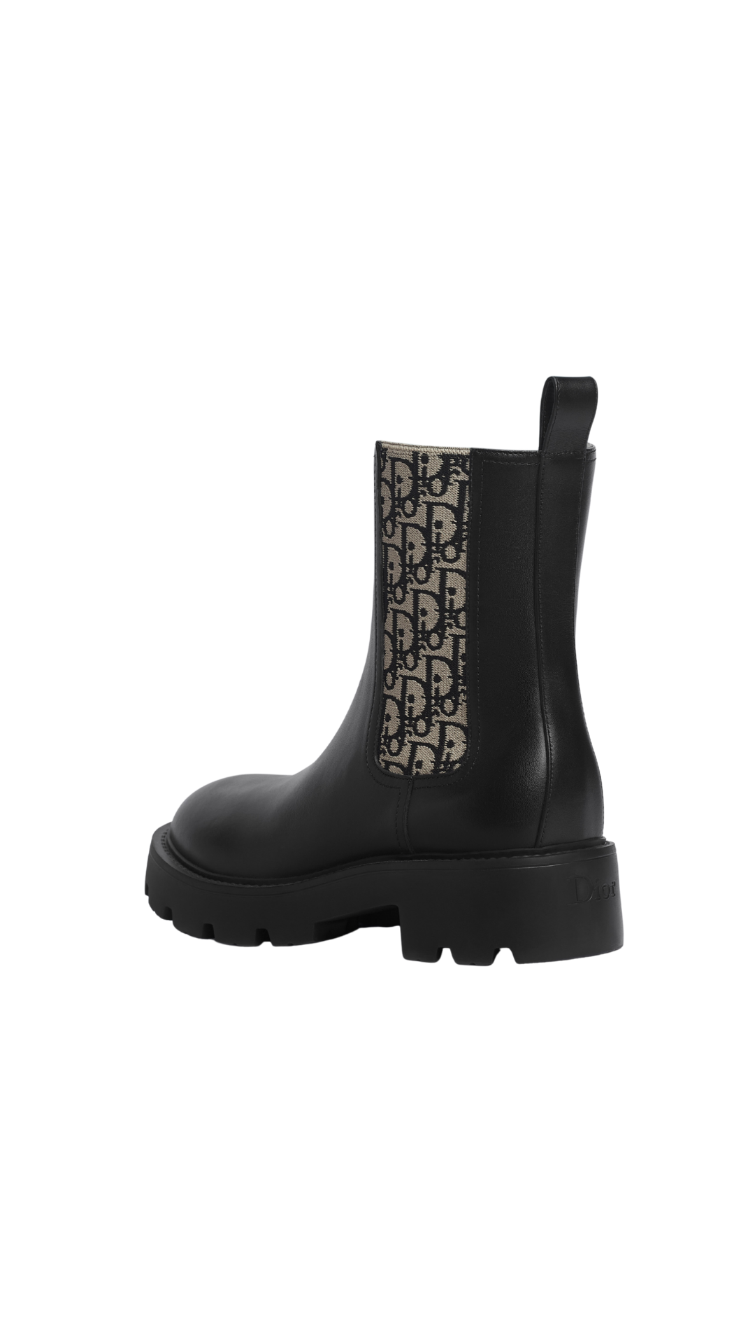 Dior Ride Chelsea Boot in Black Calfskin
