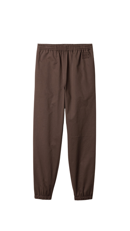Washed Twill Joggers in Cocoa Brown/Khaki