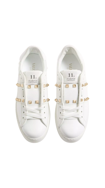 Rockstud Untitled Sneaker in White