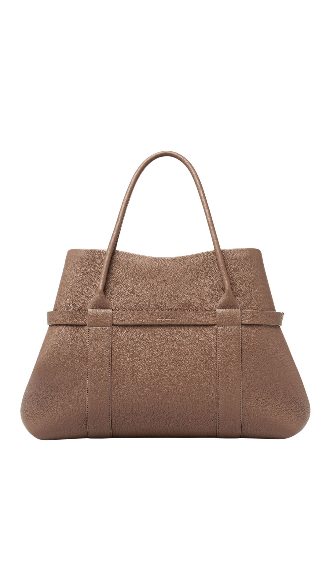 Small Ghiera Shopper in Fossil/Sun Gold