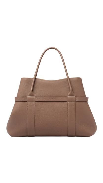 Small Ghiera Shopper in Fossil/Sun Gold