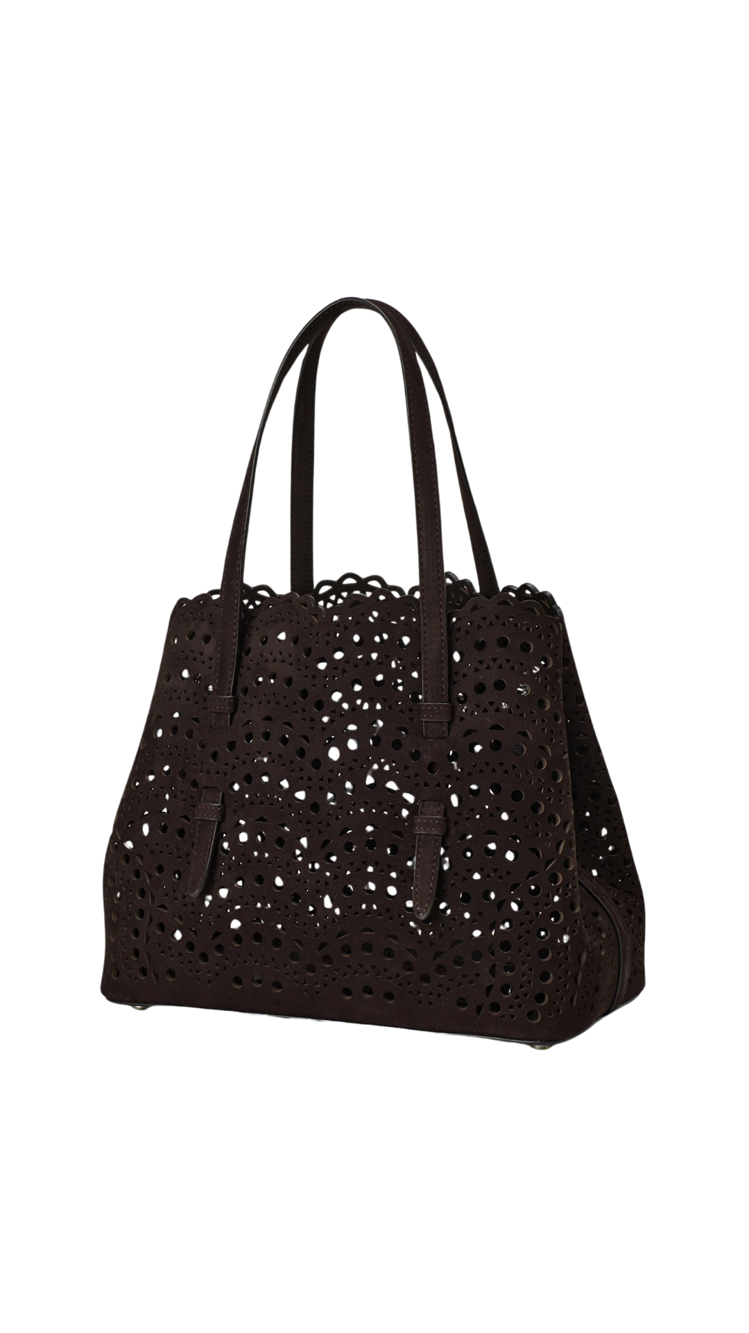 Mina 25 Bag in Dark Brown Vienne Wave Nubuck