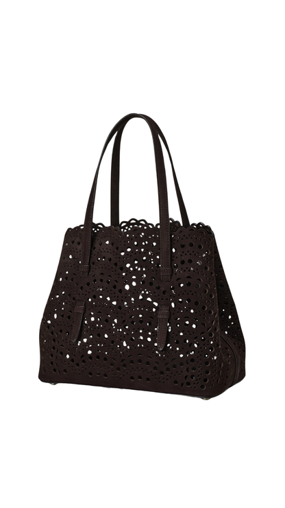 Mina 25 Bag in Dark Brown Vienne Wave Nubuck