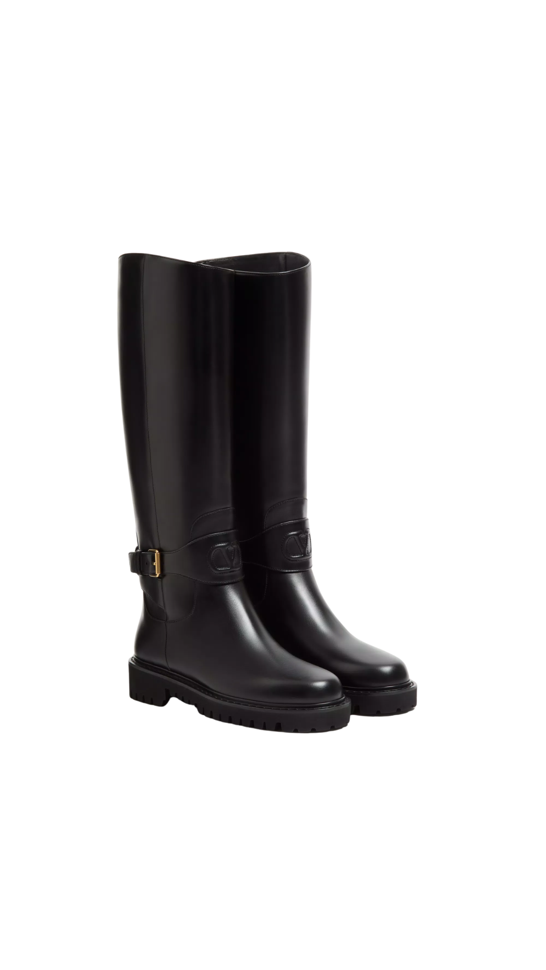 VLogo Signature Calfskin Boot 40Mm in Black