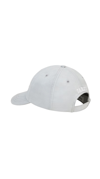 Vivinne Cap in Faded Grey Light Gabardine